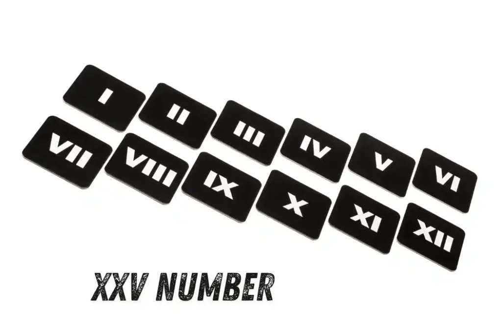 xxv number (1)